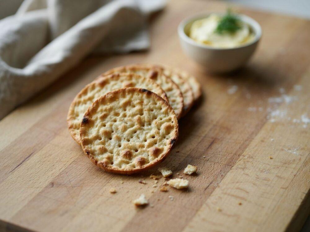 chrupkie pieczywo w stosie