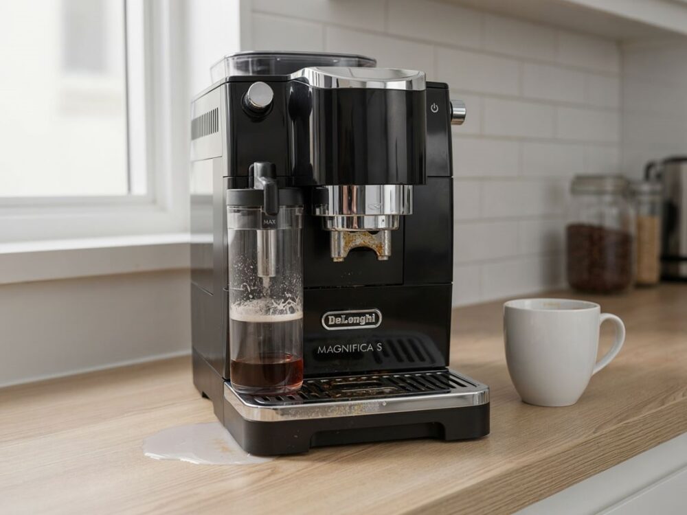 ekspres DeLonghi dozownik kawy