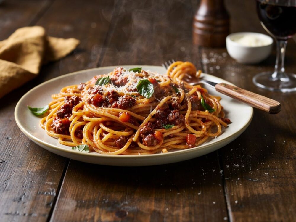 kcal w spaghetti bolognese