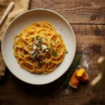 przygotowywanie spaghetti z dyni  