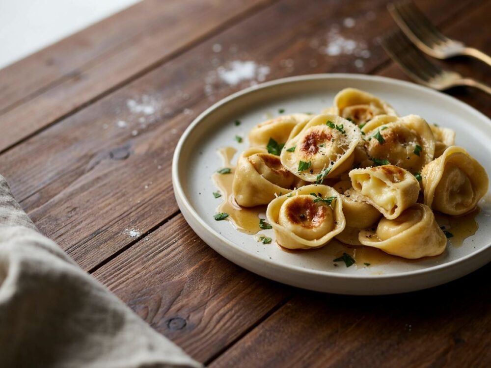 składniki na tortellini z serem
