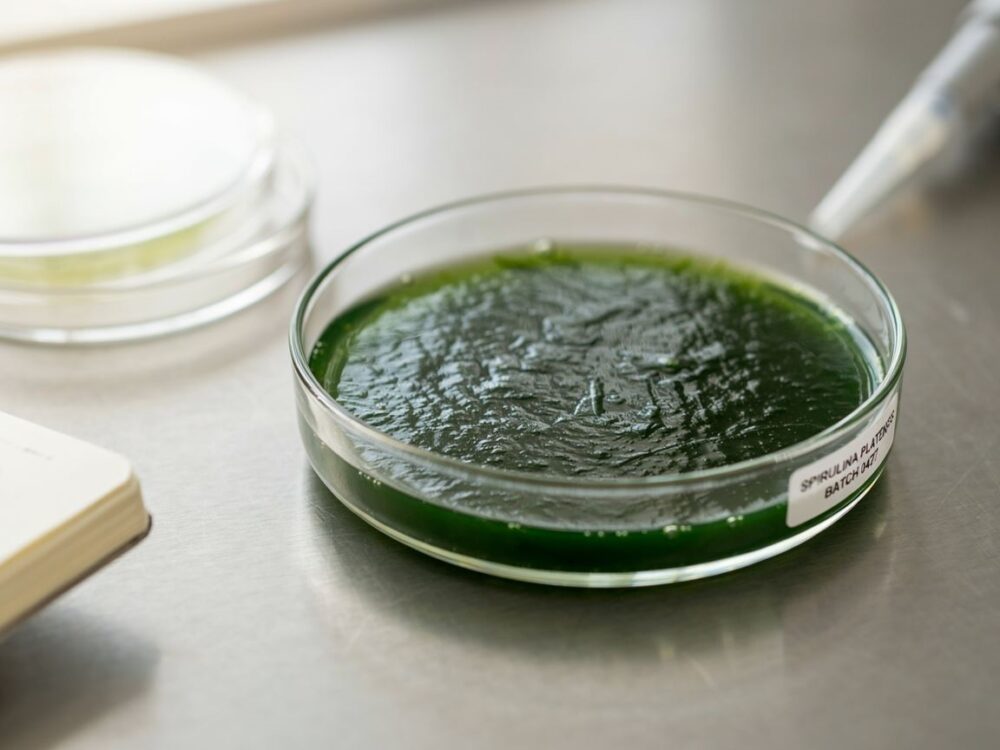 zielone algi spiruliny