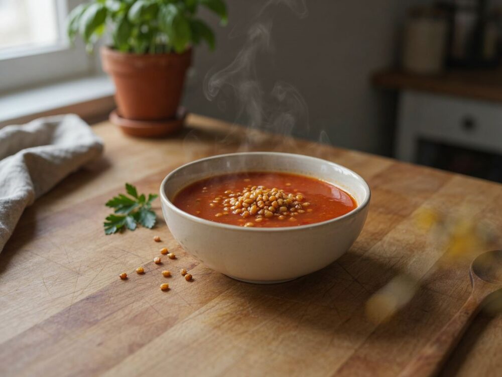 zupa pomidorowa w misce